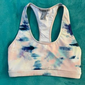 Forever 21 Pink marble print sports bra